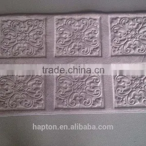 100% Polyester Anti-slip Backing Embossed Memory Foam Mat thumbnail-6