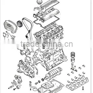 NEW ENGINE GASOLINE G4CP EURO-3-4 ASSY-SUB SET MOBIS 2015 MNR thumbnail-3