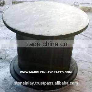 Marble Inlay Dining Excellent Table Base thumbnail-1