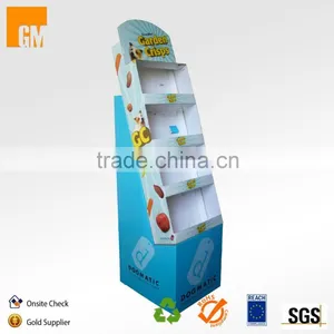 China Supplier New Product Free Standing Cardboard Magazine Display Racks thumbnail-2