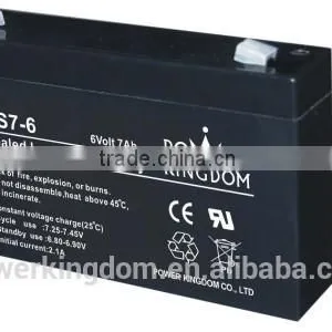 SEALED LEAD ACID SECURITY BATTERY 6V 7AH thumbnail-1