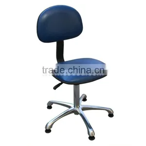 ESD Antistatic PU Leather Lift Chair Work Chair thumbnail-1