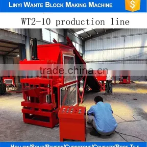 WT2-10 Interlocking Blocks Making Machine in South Africa thumbnail-2