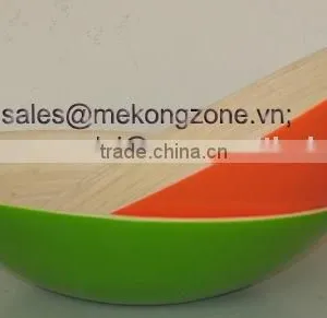 Lacquered Bamboo Bowl thumbnail-1
