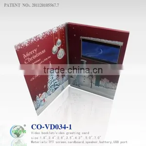 Factory Supply, Supper Slim 8mm, 5.0" Video Cards With Customized Artwork Printing thumbnail-1