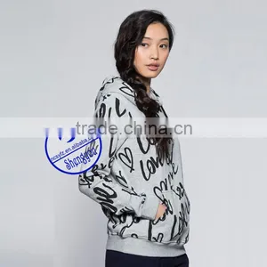 High Quality Custom Women Full Printed Hoodies thumbnail-2