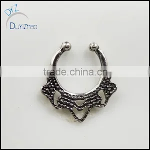 Custom Fashion Nose Ring Septum Piercing Clicker Jewelry Quality Choice thumbnail-4