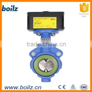 Stainless Steel Sanitary Pneumatic Butterfly Valve Flanged Butterfly Valve Manufacturer thumbnail-1