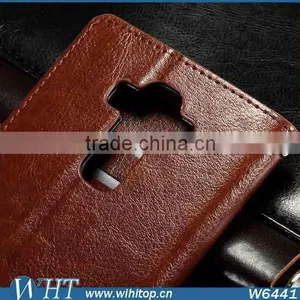 Luxury Mobile Card Slot Flip PU Leather Case for LG G4 thumbnail-3