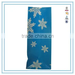 Wholesale Express Blue Snowflake Cheap Paper Bag Printing thumbnail-6