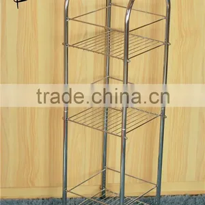 Bouda Multifunction 3 Tiers Stainless Steel Bathroom Shelf for Bath Gel thumbnail-2