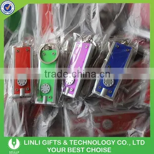 Led Flashlight Plastic Souvenir Keychain thumbnail-2