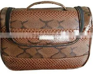 Hot Sale Leather Luggage With Makeup Bag thumbnail-1