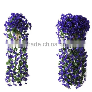 Wholesale Purple Silk Violet Flower for Wedding thumbnail-1