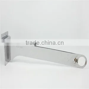 Metal Pipe Holder Slatwall Marble Shelf Bracket thumbnail-5