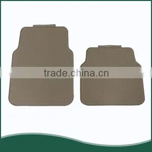 Heavy Duty Rubber Floor Mats - Universal for Car Truck SUV - Full 4pc Set in Beige thumbnail-1