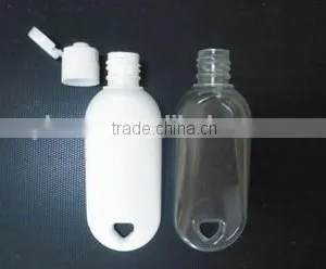 30ml HDPE Hook Bottle With Filp Top Cap for Hand Sanitizer,clear Plastic Hook Bottle thumbnail-1