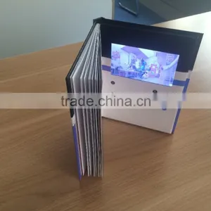 High-end and Creative 5 Inch Hybrid Book,video Book ,lcd Hybrid Video Book thumbnail-2