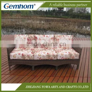 Waterproof Rattan Sofa Set With Cushion thumbnail-4