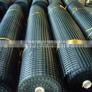 Polyester Geogrid/PET 120-120/pet Geogrid for Soil Reinforcement thumbnail-1