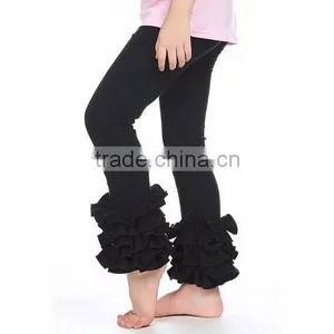 (CP608#) New Boutique Solid Color Baby Pants With Polka Dot Printing for Children Leggings thumbnail-2