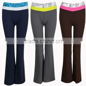 Sexy Ladies Sports 87% Supplex 13% Lycra Fitness Yoga Pants for Women thumbnail-1