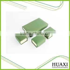 Luxury Foldable Cardboard Fancy Paper Velvet Jewelry Pendant Box thumbnail-2