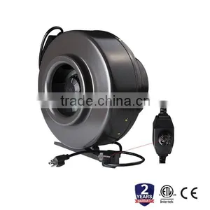 Hydroponics 4" / 6" / 8" / 10" / 12" Inch Centrifugal Inline Duct Fan thumbnail-1