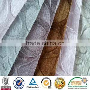 2013 HOT SALE Embossed Micro Velboa/Brushed Velboa/Big Dot Bubble thumbnail-1