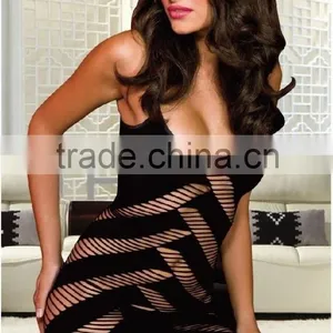 Temptlife Brand Hot Spider's Net Babydoll Dress Sexy Lace Lingerie Underwear Open Crotch BODYSTOCKIN Sexy Bodystocking Wholesale thumbnail-1