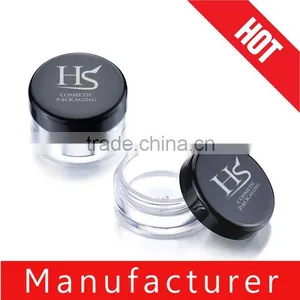 OEM Small Size Black Round Cosmetic Cream Jar thumbnail-1