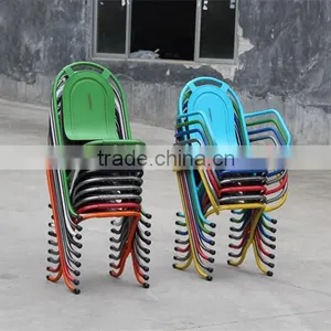 Factory Wholesale Cheap Blue Metal Chair Frames thumbnail-4