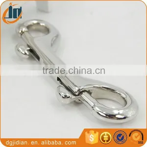 Stainless Steel Double Snap Hook Keychain,metal Snap Hook Keychain thumbnail-1