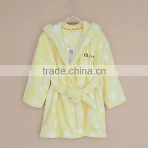 Printing Plush Fleece Bathrobe Pajama Fleece Gowns for Kids thumbnail-5