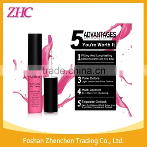 QIBEST 34color Matte Color Longlasting Lip Gloss Liquid Lipstick Cheap Price thumbnail-1