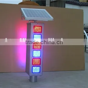 LED Traffic Warning Singal Solar Battery Powered Led Open Signs thumbnail-5