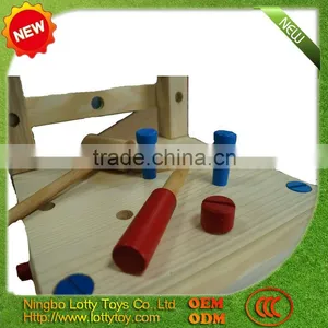 Multi Colour Wooden Baby High Chair thumbnail-2