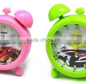 Twin Bell Alarm Clock Plastic Lovely Alarm Clock Double Bell Alarm Clock thumbnail-1