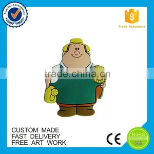 High Quality Cartoon Animals Soft Pvc Rubber Fridge Magnet thumbnail-5