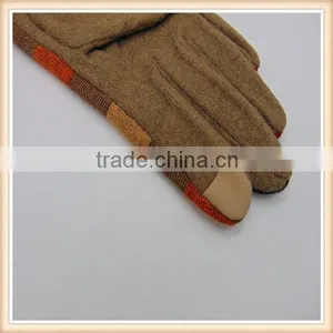 Touch Screen Great Checkered Handmade Women Gloves Wholesale thumbnail-1