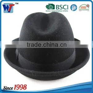 Wide Brim Felt Fedora Hat Felt Hat Pattern Frees Felt Fez Hat thumbnail-3