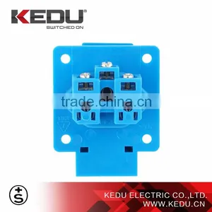 KEDU Waterproof Swiss Socket 2P+PE 10A/16A 250V thumbnail-3