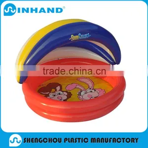 2016 Cheap Custom Colorful PVC Plastic Baby Swimming Pool With Cushion thumbnail-1