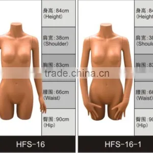 Clothes Store Display Ladies Bust Manequins For Underwear thumbnail-3
