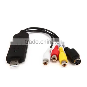 1CH DC60+ EM2860 Chip USB 2.0 Video TV DVD VHS Capture Card Audio AV Easiercap Adapter for Computer/CCTV Camera thumbnail-3