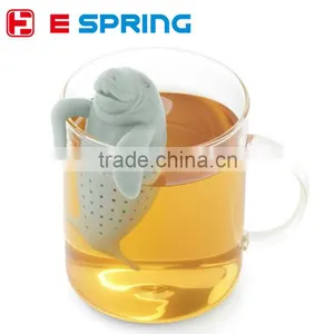 Convenience Silicone Manatea Tea Infuser Strainers Infuser Mana Leaf Filter Manatee Diffuser thumbnail-1