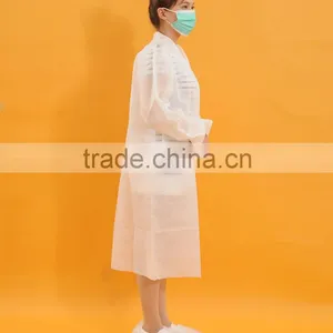 PP Whte With Zipper Doctors Lab Coat With Embroidery thumbnail-1