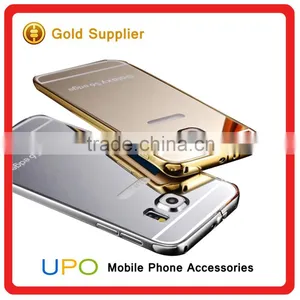 [UPO] Hot Sales Metal Bumper Aluminum Mirror Case for Samsung Galaxy S6, Cell Phone Accessories Wholesale thumbnail-1