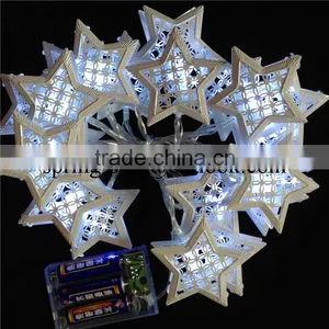 Transparent Five-pointed Star LED String Light thumbnail-4