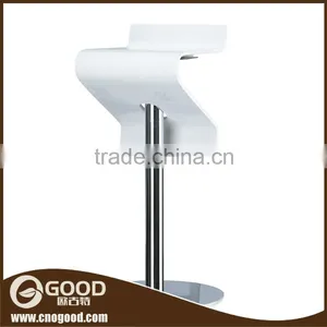 Stainless Steel Base Adjustable Bar Stool Furniture thumbnail-2